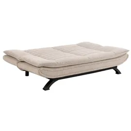 Actona Schlafcouch Webstoff 2-Sitzer Beige