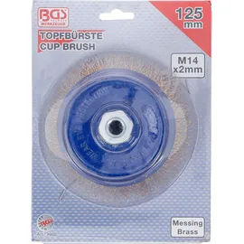 BGS Topfbürste Aufnahme M14 x 2,0 | 125 x 75 mm
