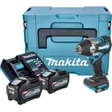 Makita TW 007 GT201 Akku Schlagschrauber 40 V max. 760 Nm 1/2'' Brushless + 2x Akku 5,0 Ah + Ladegerät + Makpac