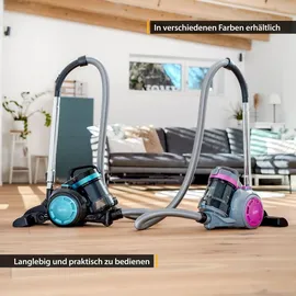 First Austria TZS First Austria Beutelloser Staubsauger grau/lila
