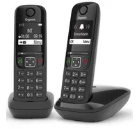 Gigaset AS690A Duo (Italien) Schwarz 