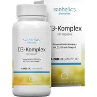 Hansa Naturheilmittel GmbH Sanhelios Vitamin D3 Sonnenvitamin-Komplex mit K2
