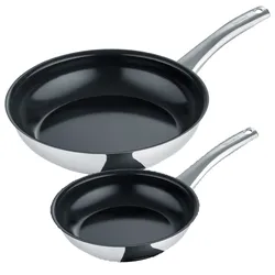 BERNDES Bratpfannen-Set B.BRILLIANT Quarz-Versiegelung PFAS-frei 28 cm + 20 cm