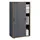 VCM Salia Aktenschrank 60 x 37 x 110 cm schwarz