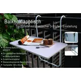 Spetebo Balkontisch 60 x 40 cm klappbar