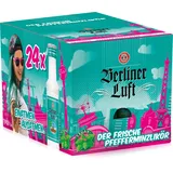 Berliner Luft | Kultiger Pfefferminzlikör | Frisch, klar & aromatisch | Vegan & glutenfrei | Made in Berlin | 18% Vol. | 24 x 0,02L