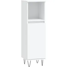 vidaXL Badschrank Halbhochschrank 30 x 30 x 100 cm Weiß Holz