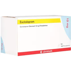 ESCITALOPRAM Glenmark 10 mg Filmtabletten 100 St