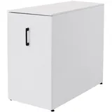 Mendler HWC-Q27 Büroschrank 74x43x80cm weiß