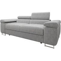 Mirjan24 Sofa Grau, 2-Sitzer, Rechteckig, 198x90x102 cm, Wohnzimmer, Sofas
