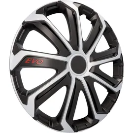 CARTREND Evo 15 Zoll 4 Stück Schwarz/Silber
