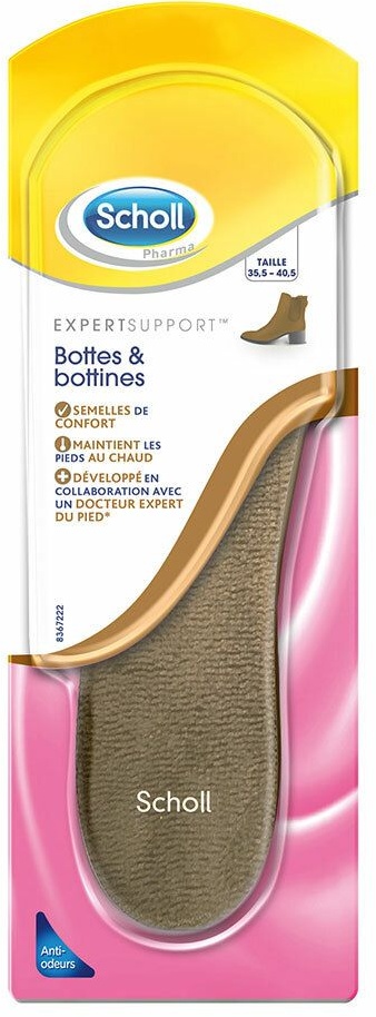 Scholl® Semelles ConfortTM Bottes & bottines Taille 35.5 - 40,5 1 pc(s) Autre