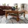 Massivmoebel24 Couchtisch Oxford Braun Akazie 85 x 85 x 45 cm