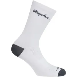 Rapha Logo Fahrradsocken Weiß L