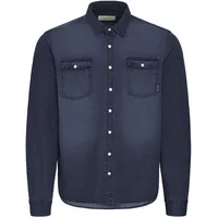 Blend Jeanshemd Regular Fit Blau 3XL
