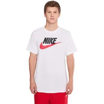 Nike Icon Futura T-Shirt White/Black/University Red XXL