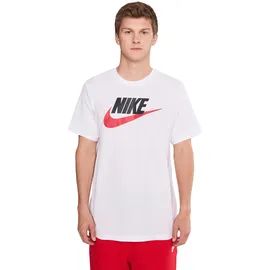 Nike Icon Futura T-Shirt White/Black/University Red XXL