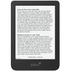 Tolino shine 5, 15,2 cm (6"), E Ink Carta, 1072 x 1448 Pixel, CBR, CBZ, EPUB, MO