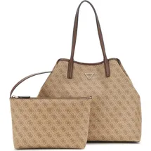 GUESS Victtoria Shopper Tasche 40 cm braun