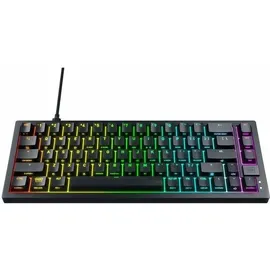Cherry Xtrfy K5V2 Compact, Transparent White, LEDs RGB, hot-swap, MX2A RGB RED, USB, US (CX-K5V2-RGB-CPT-TPWHITE-R-US)