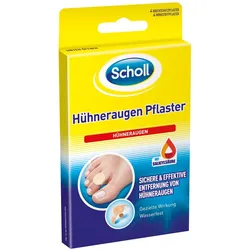 Scholl Hühneraugen Pflaster 4 St beige 4 St Pflaster