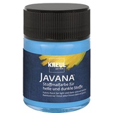 Kreul Javana Stoffmalfarbe für helle und dunkle Stoffe hellblau, 50 ml