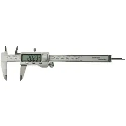 Toolland Hochwertige digitale Schieblehre, Messungen bis zu 150 mm, Genauigkeit bis zu 0,01 mm, großes LCD-Display