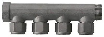 manifold 4 outlets tea 15 mm