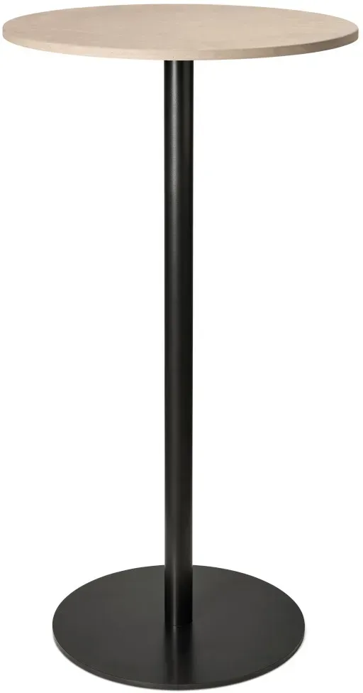 Mater Mater Stehtisch, höhe 96 cm, Ø 60 cm, coffee waste light