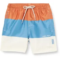 Playshoes Badeshorts Jungen Beach-Short Color Block Ocker, 98/104