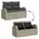 Garten-Sofa-Set 8-tlg hellgrau Polyrattan