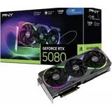 PNY GeForce RTXTM 5080 16GB ARGB OC Triple Fan Grafikkarte DLSS 4
