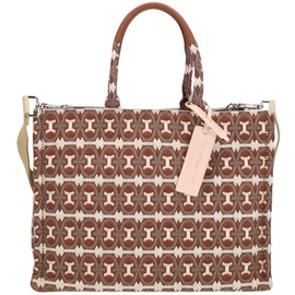 Coccinelle Kurzgriff Tasche Never Without Bag multi taupe/brule