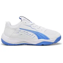 Puma Accelerate Handballschuhe, Kinder - weiß/blau-35.5