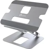 j5create Multi-Angle Laptop Stand, Notebook Ständer, Silber, Schwarz, Grau