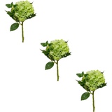 Creativ green Kunstblume Hortensie grün