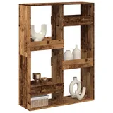 vidaXL Raumteiler Altholz-Optik 100x33x135 cm Holzwerkstoff