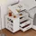 Vicco Nachtschrank Bora 80 x 40 x 88 cm Weiß