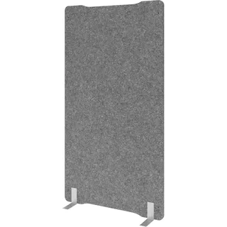 Hammerbacher Akustik-Trennwand, grau 100,0 x 180,0 cm