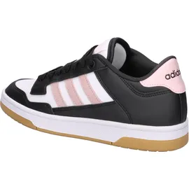 adidas Rapid Court Low Kinder Weiß/Schwarz/Pink 38