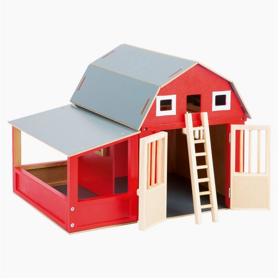 Small Foot Spielhaus Scheune Alabama, größe . 32 x 24 x 25 cm bunt|rot