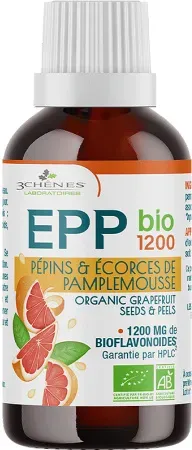 3 Chênes EPP 1200 Bio Grapefruitkernextrakt Tropfflasche 50ml
