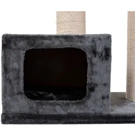 Quapas! Bandit Kratzbaum 76 x 45 x 82 cm dunkelgrau