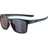 Flexxy Cool Kids I - Verspiegelte und Bruchsichere Sonnenbrille Mit 100% UV-Schutz Für Kinder, black-cyan, One Size