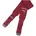 Mesh 3 Paar Regal Rot/Gold 39-42