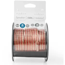 Nedis Lautsprecherkabel - Kabel 2x 1.50 mm Koppar 15.0 m Transparent