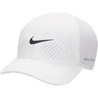 Nike Dri-FIT ADV Club Unstructured Tennis Cap 100 white/black