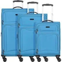d & n Travel Line 9204 Koffer-Set 3-tlg. polyester/blau