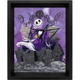 Pyramid 3D Lenticular Poster - Nightmare Before Christmas (Graveyard) (3 Posters)