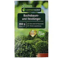 Buchsbaum-und Ilexdünger Bio Raiffeisen Gärtnerglück